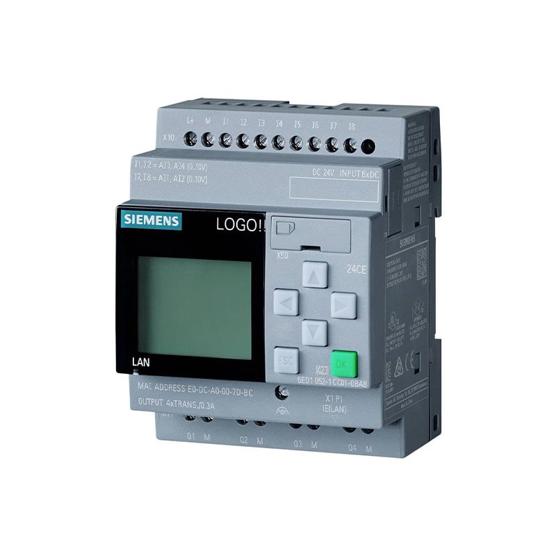 میکرو پی ال سی لوگو 12/24RCE زیمنس 6ED1052-1MD08-0BA2